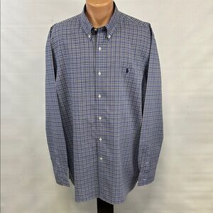 Ralph Lauren long sleeve button down collar shirt.  XXL